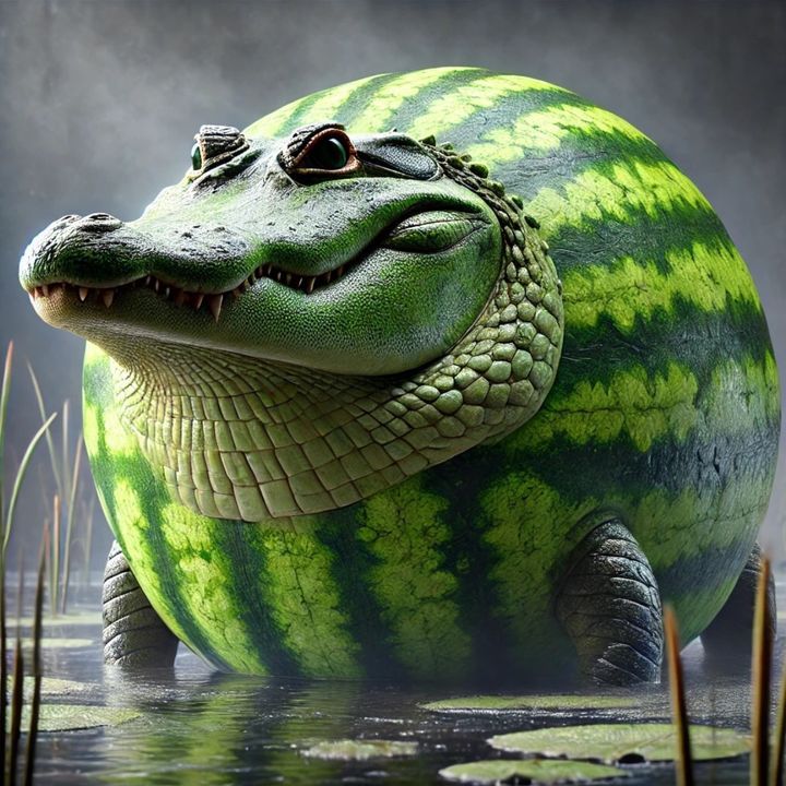 AI Brainrot art of Bombardiro Crocodilo - Multi-style character created by Italian Brainrot Generator.
